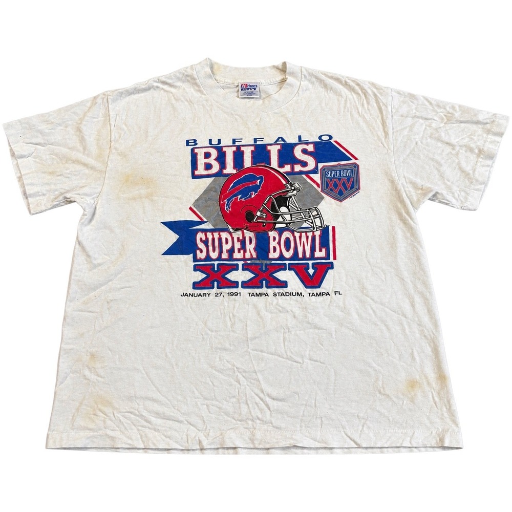 Buffalo Bills (RARE) Vintage 1991 Super Bowl Tshirt (XL) As Is